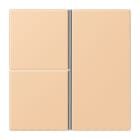 Jung - Kit touche complet 3 voies platineF40 / LS 990 LC 32122