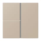 Jung - Kit touche complet 3 voies platineF40 / LS 990 LC 32142