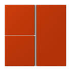 Jung - Kit touche complet 3 voies platineF40 / LS 990 LC 4320A