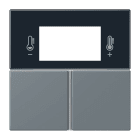 Jung - Kit touche pour régulateur KNX Art. 4093KRMTSD / LS 990 LC 4320H