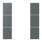 Jung - Kit touche complet 3 voies platine F50 / LS 990 LC 32010