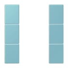 Jung - Kit touche complet 3 voies platine F50 / LS 990 LC 32032