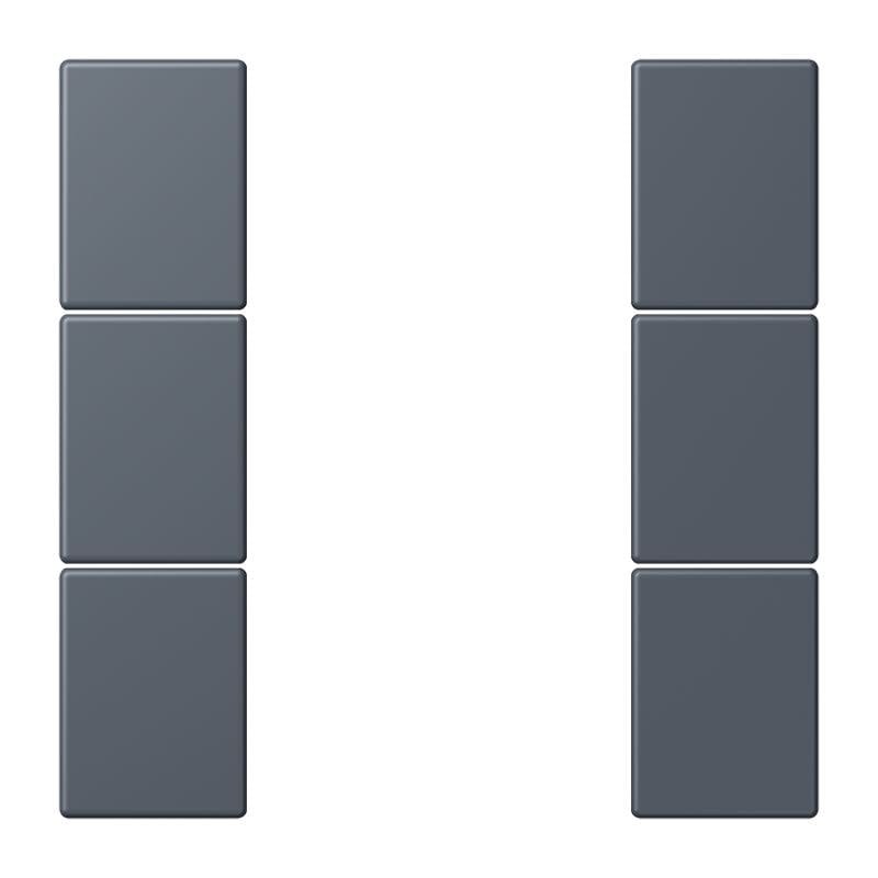 Jung - Kit touche complet 3 voies platine F50 / LS 990 LC 4320U