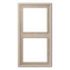 Jung - Cadre 2 postes  / LS 990 LC 32142