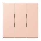 Jung - Enjoliveur pour inter+BP 3 voies / LS 990 LC 32114