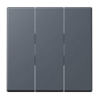 Jung - Enjoliveur pour inter+BP 3 voies / LS 990 LC 4320U
