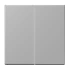 Jung - Enjoliveur double touche avec support de fixation / LS 990 LC 32012