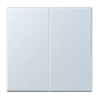 Jung - Enjoliveur double touche avec support de fixation / LS 990 LC 32023