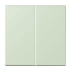 Jung - Enjoliveur double touche avec support de fixation / LS 990 LC 32042