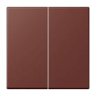 Jung - Enjoliveur double touche avec support de fixation / LS 990 LC 32120