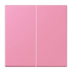 Jung - Enjoliveur double touche avec support de fixation / LS 990 LC 4320C