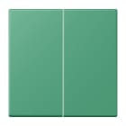 Jung - Enjoliveur double touche avec support de fixation / LS 990 LC 4320G