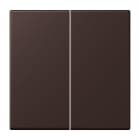 Jung - Enjoliveur double touche avec support de fixation / LS 990 LC 4320J