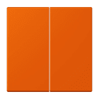 Jung - Enjoliveur double touche avec support de fixation / LS 990 LC 4320S