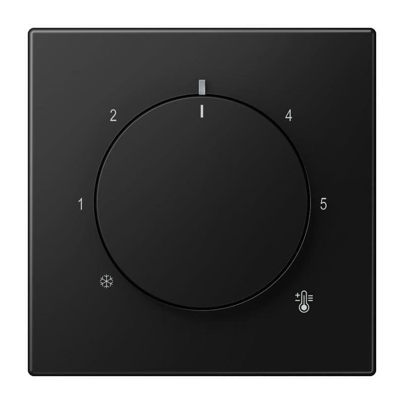Jung - Enjo pour thermostat / LS990 Noir Mat