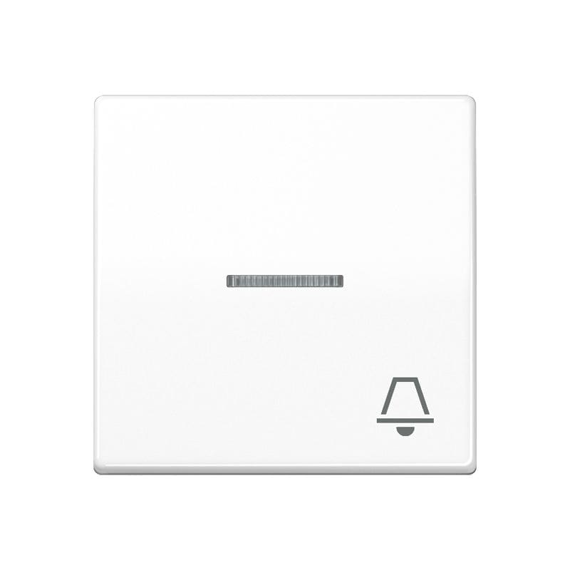 Jung - Enjo avec symb "sonnerie" à voyant / AS SP Blanc