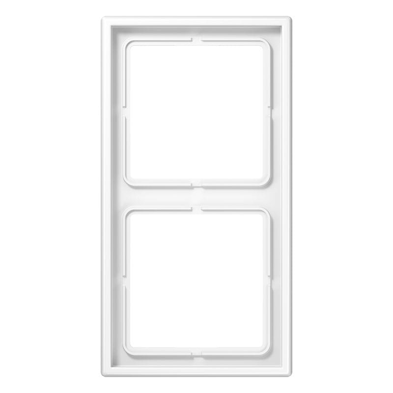 Jung - Cadre 2 postes / LS SP Blanc