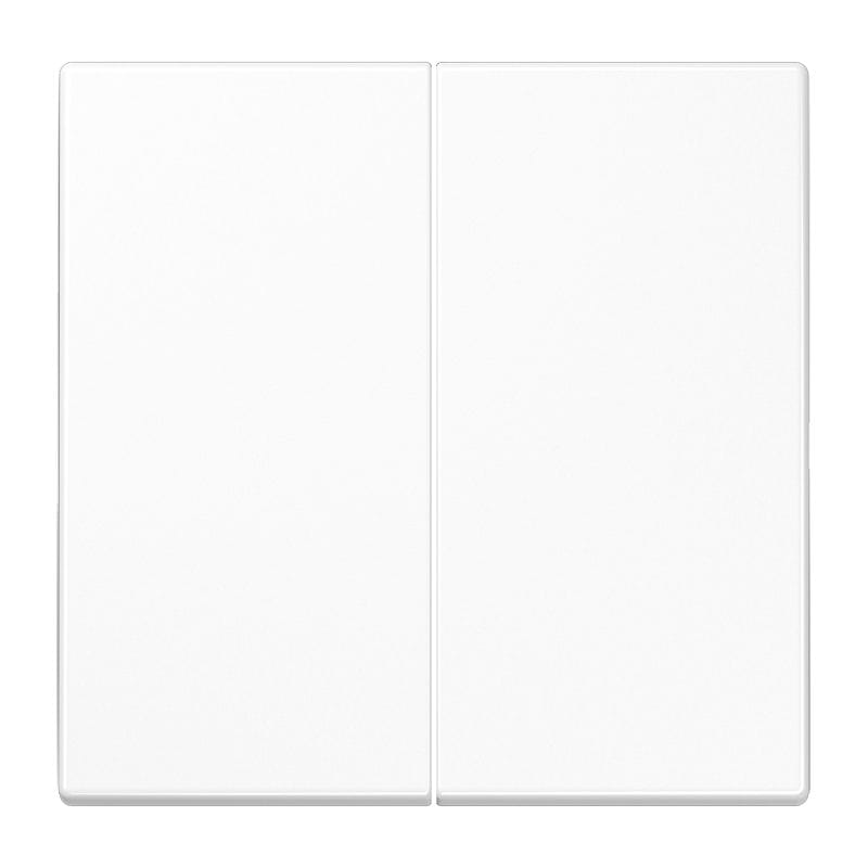 Jung - Enjoliveur double touche / LS SP Blanc