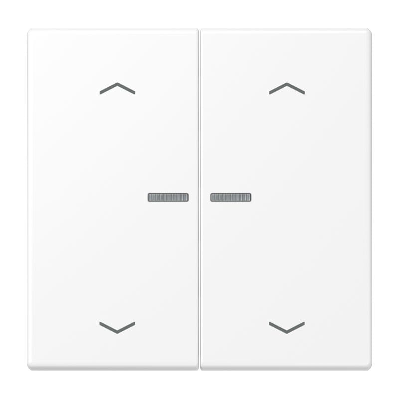Jung - Enjo 2v de cde JH avec flèches / LS 990 Blc Mt
