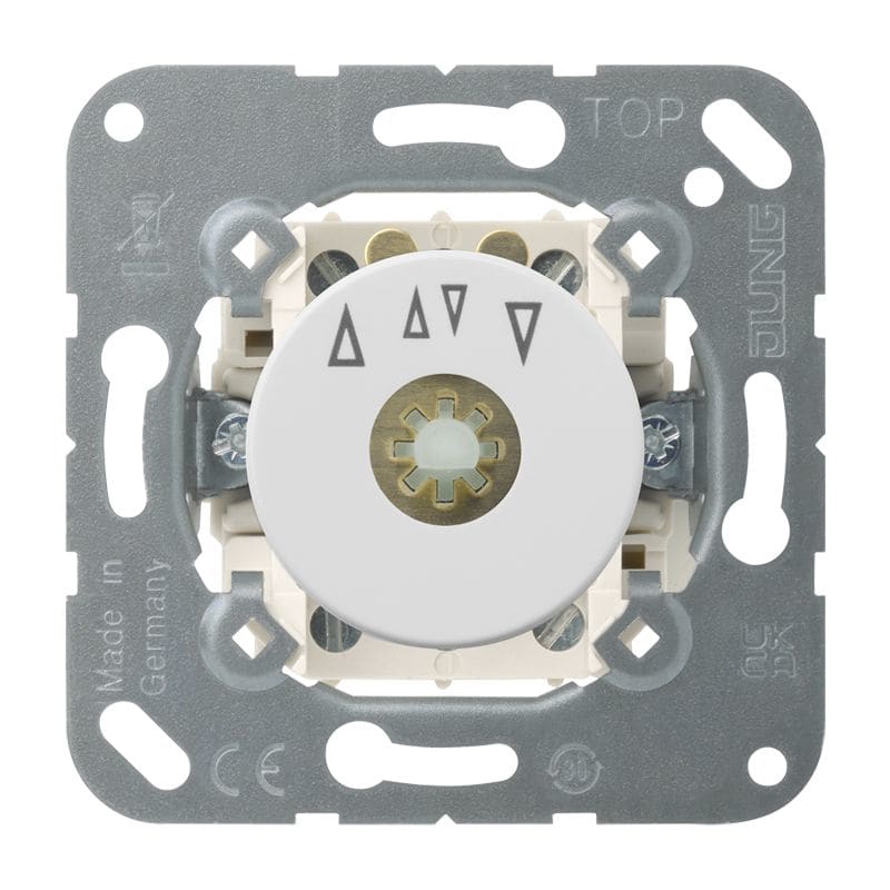 Jung - Inter rotatif VR-Store, inverseur 10AX 250V blanc