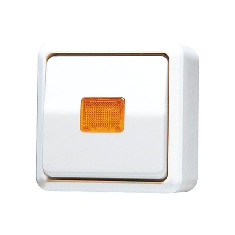 Jung - Interrupteur à témoInterrupteur 10 AX 250 V ~ / AP 600 Blanc