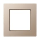 Jung - Cadre de finition 1 poste, A 550 / Champagne