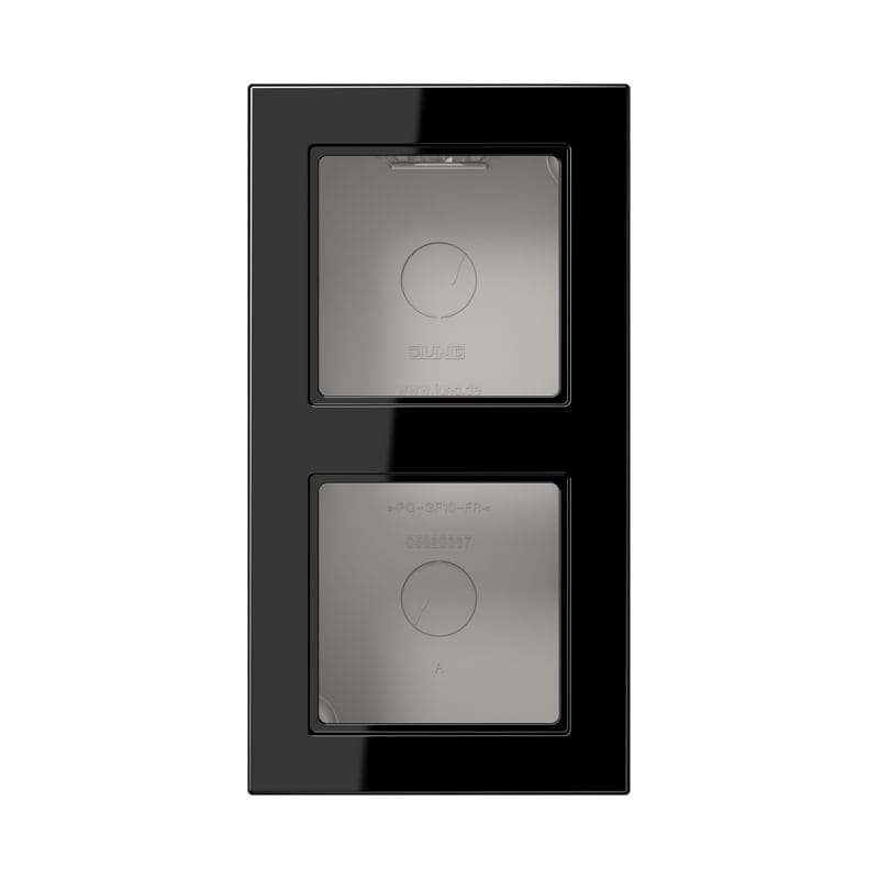 Jung - Boitier de finition 2 postes, A 550 / Noir