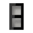 Jung - Boitier de finition 2 postes, A 550 / Noir