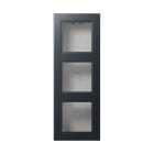 Jung - Boitier de finition 3 postes, A 550 / Anthracite