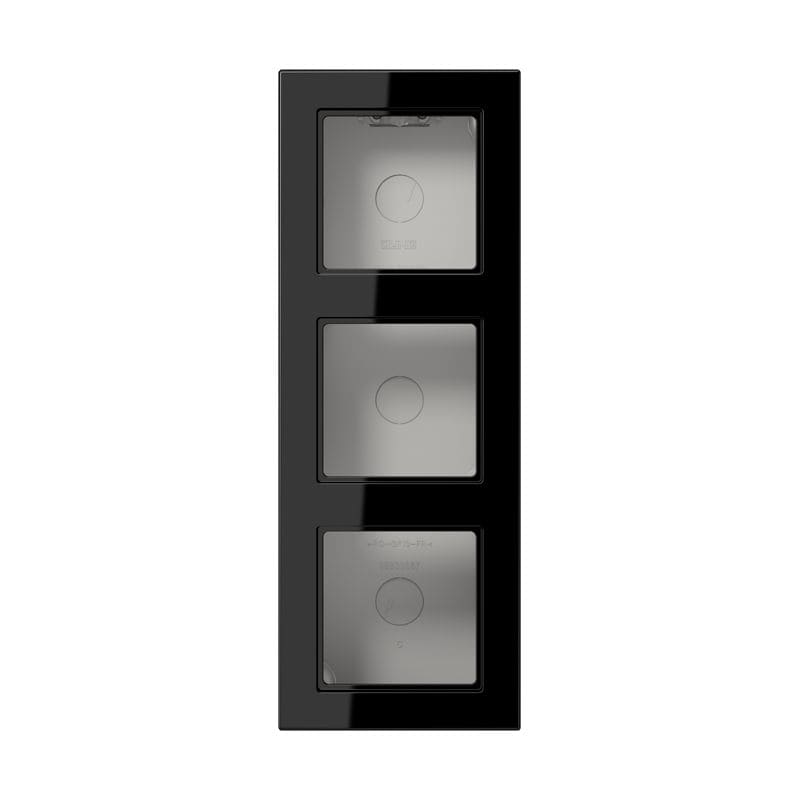 Jung - Boitier de finition 3 postes, A 550 / Noir