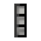 Jung - Boitier de finition 3 postes, A 550 / Noir