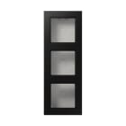 Jung - Boitier de finition 3 postes, A 550 / Noir Mat
