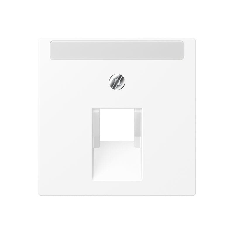 Jung - Enjoliveur pour prise IAE/UAE avec PE / A 500 Blanc Mat