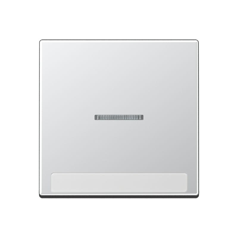 Jung - Enjoliveur simple touche à voyant et PE / Série A 500 Aluminium