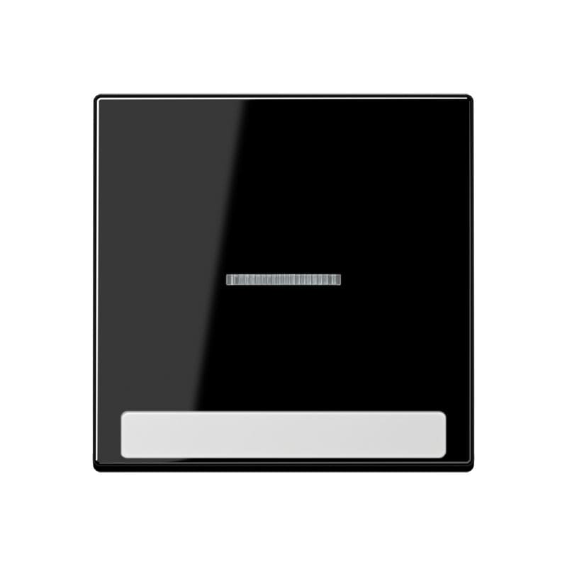 Jung - Enjoliveur simple touche à voyant et PE / Série A 500 Noir