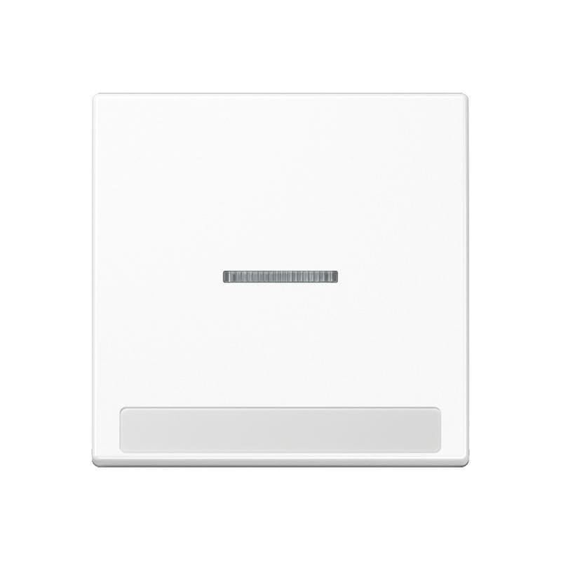 Jung - Enjoliveur simple touche à voyant et PE / Série A 500 Blanc