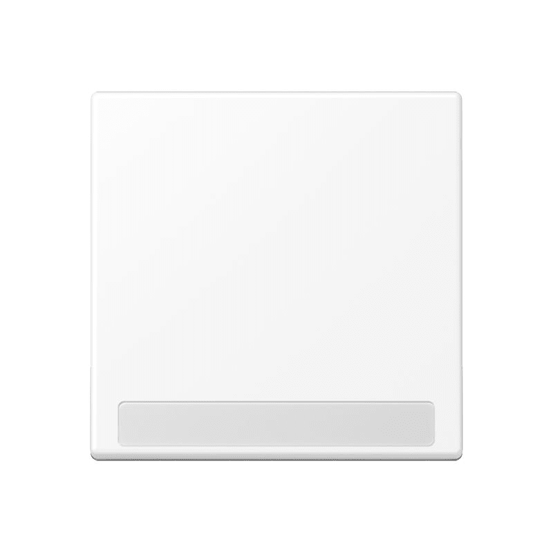 Jung - Enjoliveur simple touche avec PE / Série A 500 Blanc Mat