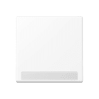 Jung - Enjoliveur simple touche avec PE / Série A 500 Blanc Mat