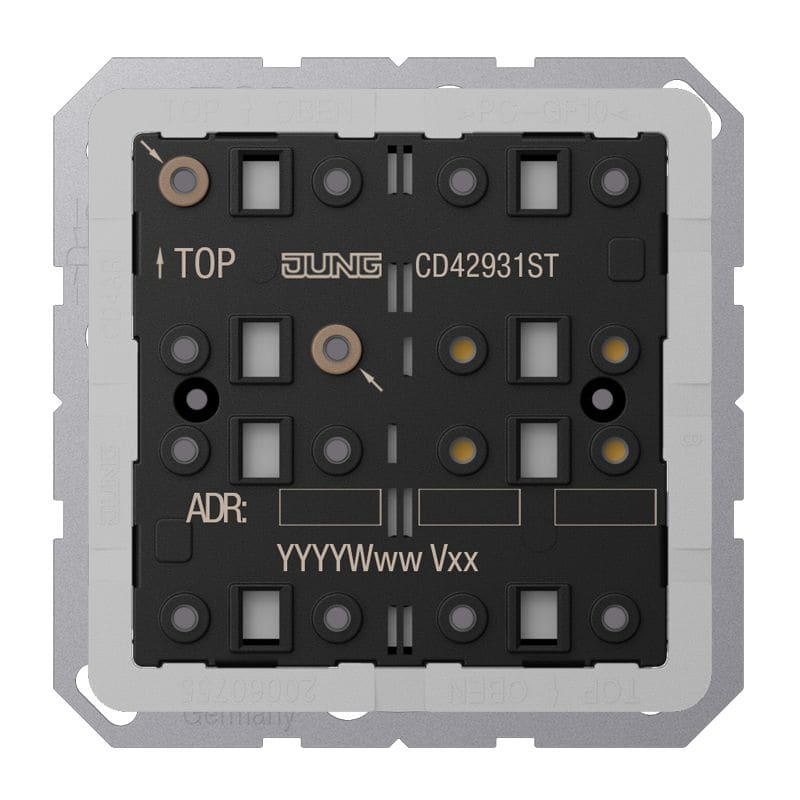 Jung - Platine KNX 3 voies / F40 Universel / CD 500