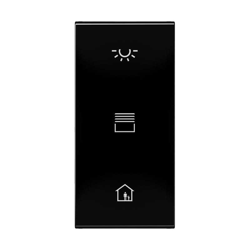 Jung - Obturateur couleur des touches platine F50 / CD 500 Noir laqué