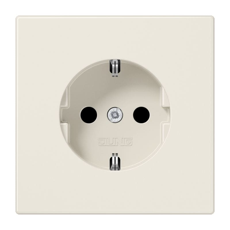Jung - Prise standard Allemand SCHUKO / LS 990 Ivoire