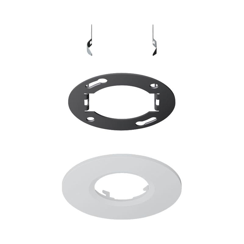 Jung - Kit encastrement détecteur de présence mini KNX 3361MWW et 3361-1MWW / Alu