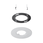 Jung - Kit encastrement détecteur de présence mini KNX 3361MWW et 3361-1MWW / Alu