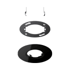 Jung - Kit encastrement détecteur de présence mini KNX 3361MWW et 3361-1MWW / Noir