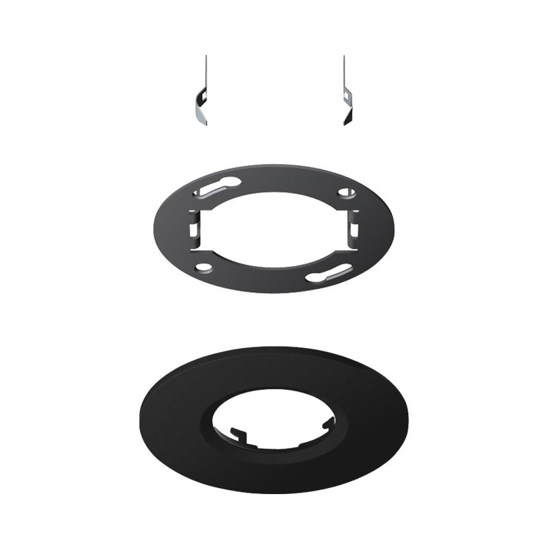 Jung - Kit encastrement détecteur de présence mini KNX 3361MWW et 3361-1MWW / Noir Mat