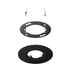 Jung - Kit encastrement détecteur de présence mini KNX 3361MWW et 3361-1MWW / Noir Mat