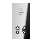 Jung - Enjoliveur prise  rasoir / LS 990 Chrome