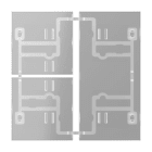 Jung - Module de touche 3 voies transparent pour chantier / F40