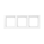 Jung - Cadre de finition 3 postes avec PE montage vertical, A 550 / Blanc