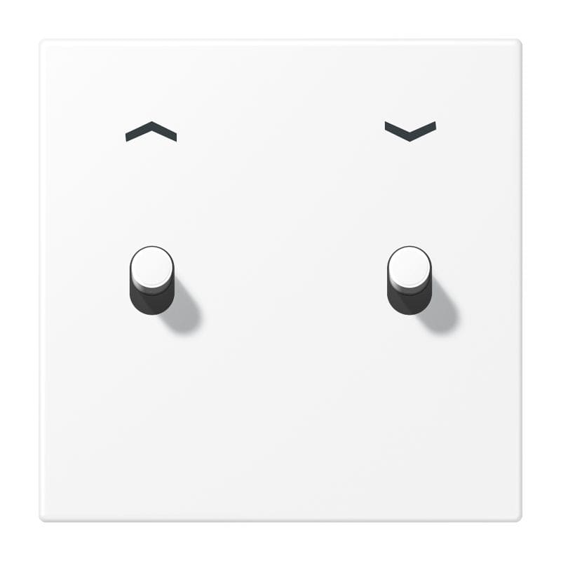 Jung - Enjoliveur simple doigt à 2 leviers cylindre Cde VR-Store / LS 1912 Noir Mat